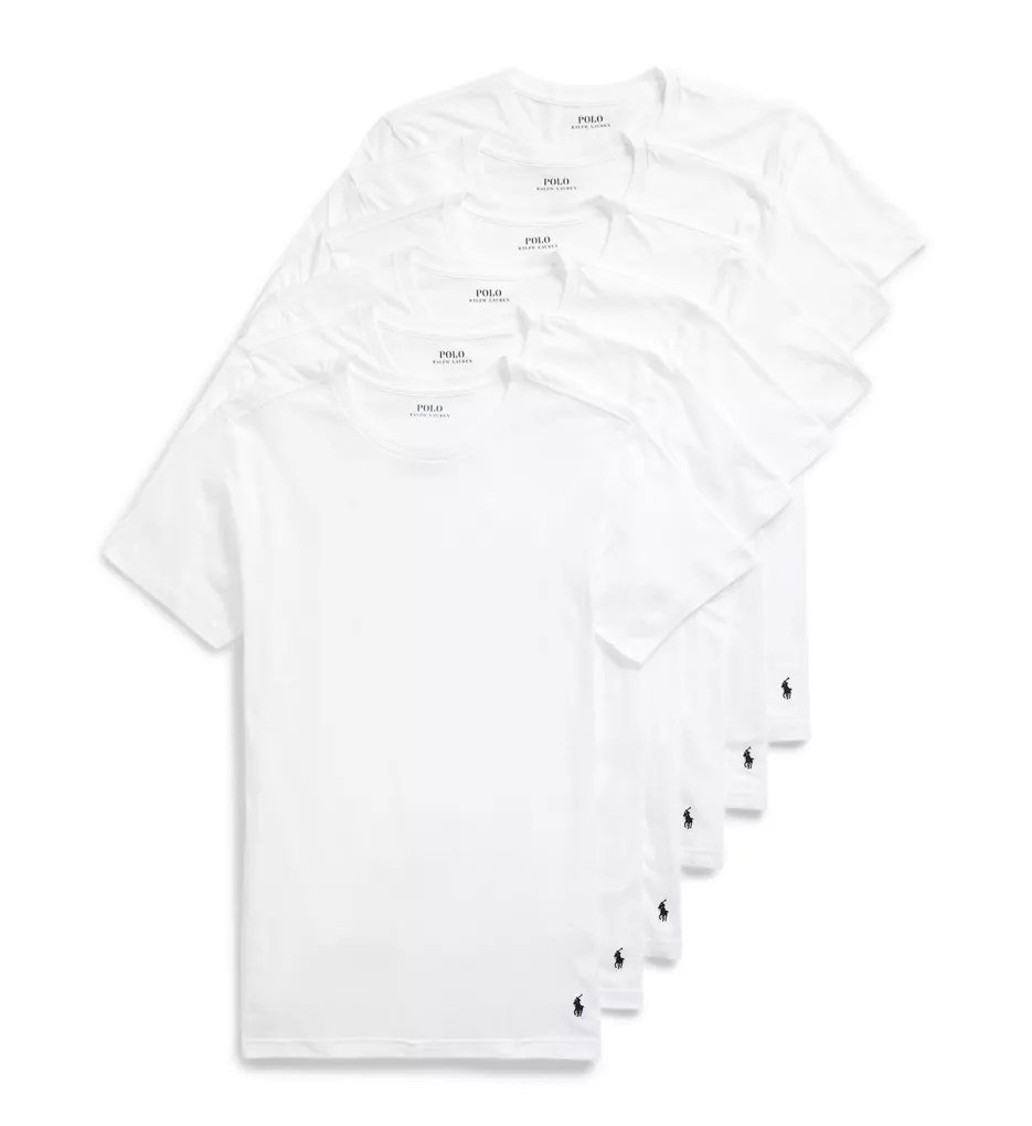 Cotton Classic Crew Neck T-Shirt - 6 Pack by Polo Ralph Lauren