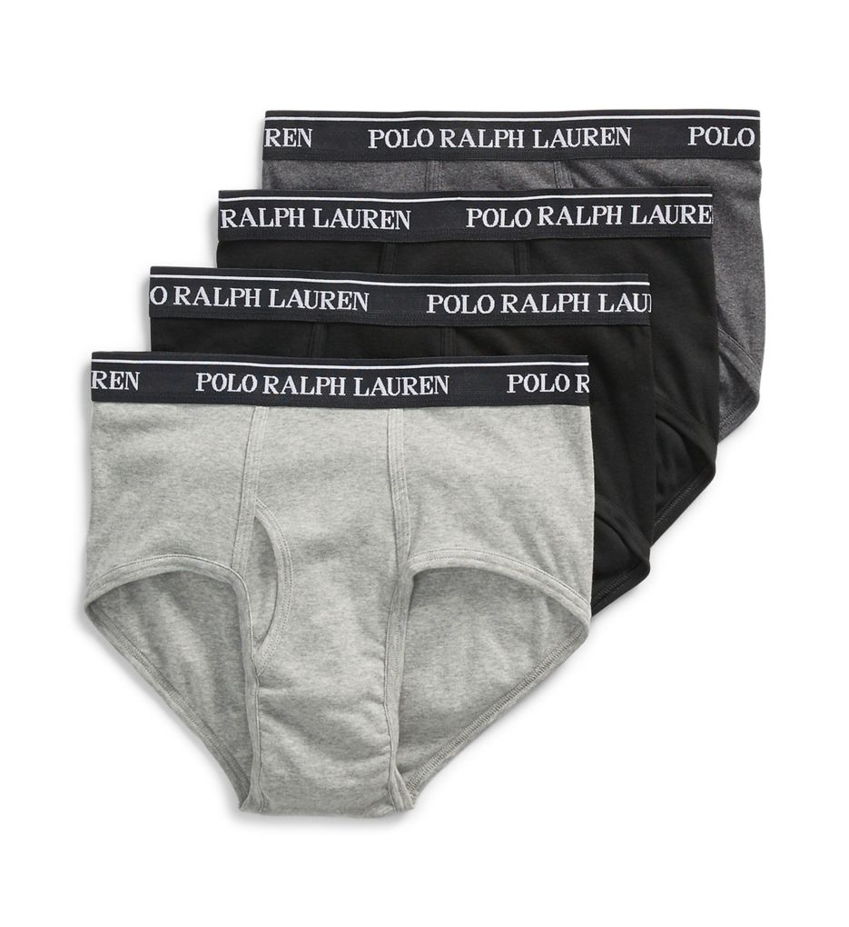 Classic Fit Cotton Mid Rise Briefs 4 Pack