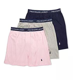 Classic Fit Cotton Knit Boxer - 3 Pack