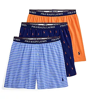 Classic Fit Cotton Knit Boxer - 3 Pack