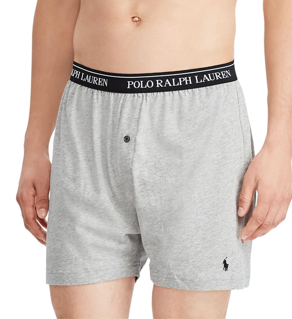 Classic Fit Cotton Knit Boxers - 5 Pack