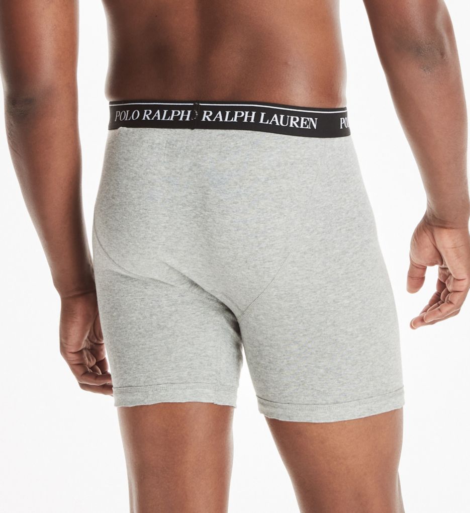 Classic Fit Cotton Long Leg Boxer Brief - 3 Pack by Polo Ralph Lauren