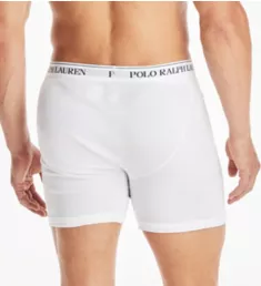 Classic Fit Cotton Long Leg Boxer Brief - 3 Pack WHT 2XL