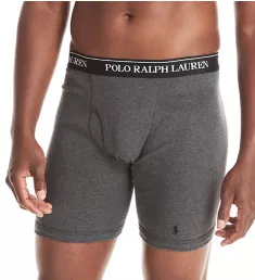 Classic Fit Cotton Long Leg Boxer Brief - 3 Pack