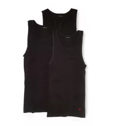 Classic Fit 100% Cotton Ribbed Tank - 3 Pack