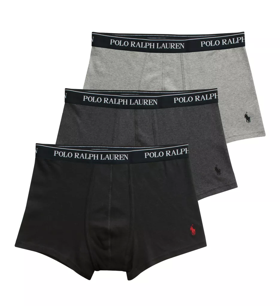 Classic Fit Mid-Rise Trunk - 3 Pack BLK S