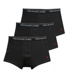 Classic Fit Mid-Rise Trunk - 3 Pack Black 2XL