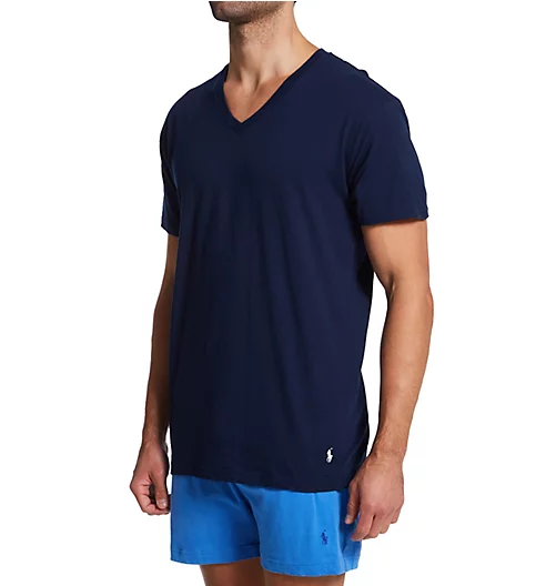 Polo Ralph Lauren Classic Fit 100% Cotton V-Neck T-Shirt - 3 Pack NCVNP3