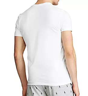 Cotton Classic V-Neck T-Shirt - 5 Pack WHT M