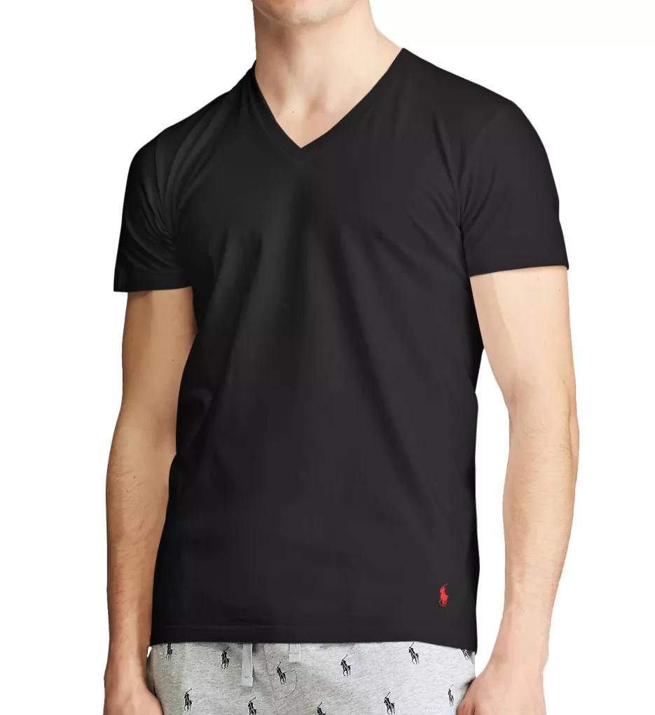 Cotton Classic V-Neck T-Shirt - 5 Pack WHT S