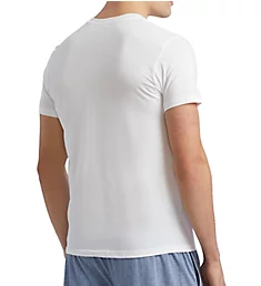 Cotton Classic V-Neck T-Shirt - 6 Pack WHT S