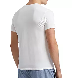 Cotton Classic V-Neck T-Shirt - 6 Pack WHT 2XL