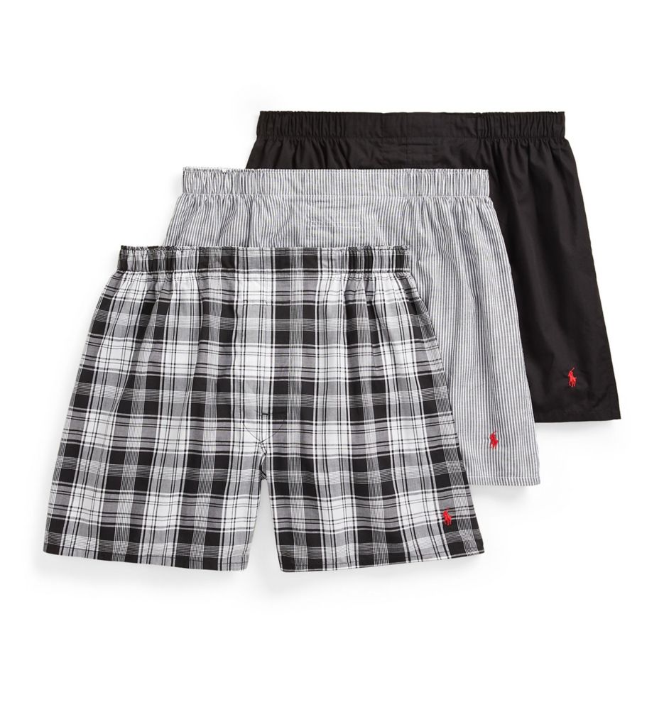 Image of Classic Fit Woven Boxer - 3 Pack