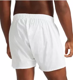 Classic Fit Woven Boxer - 3 Pack WHT M