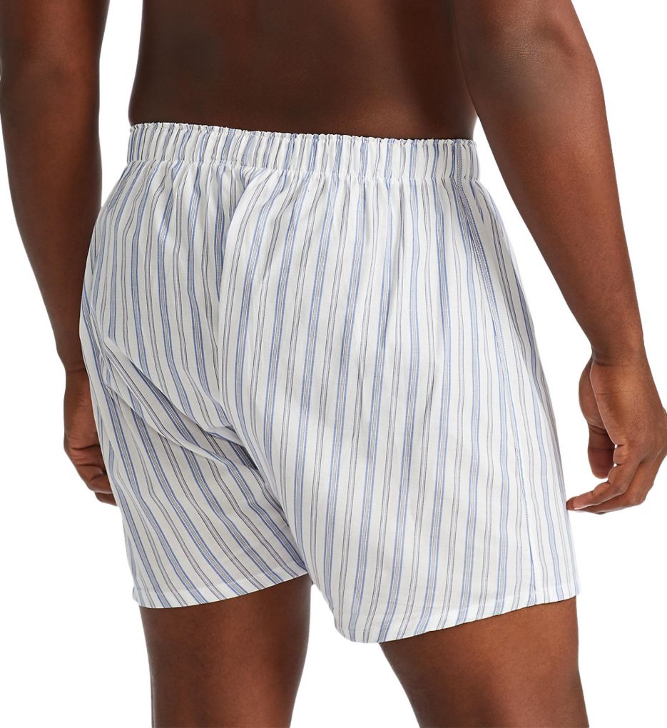 Polo Ralph Lauren Classic Fit Woven Boxer - 3 Pack White/Stripe/Plaid 2XL  - Image 2
