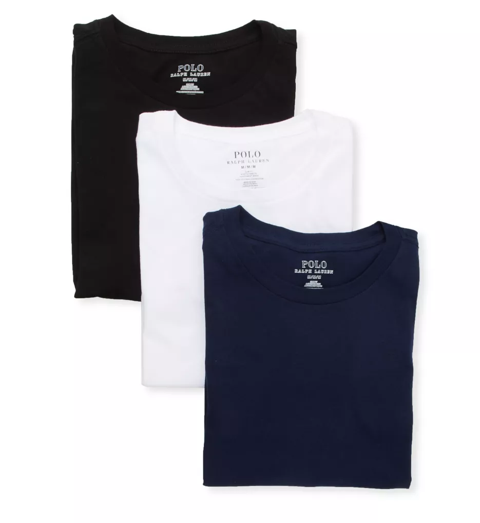 Slim Fit 100% Cotton Crew T-Shirt - 3 Pack NWB S