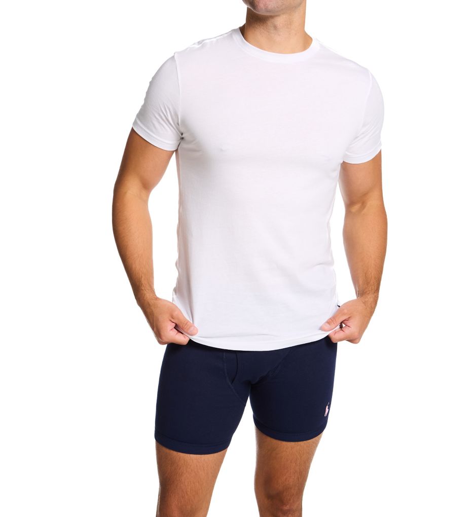 Polo Ralph Lauren Slim Fit 100% Cotton Crew T-Shirt - 3 Pack NSCNP3 - Image 5