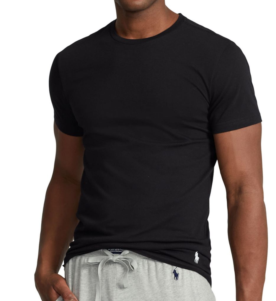 Slim Fit 100% Cotton Crew T-Shirt - 3 Pack-gs