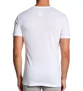 Slim Fit Crew T-Shirt - 5 Pack WHT M