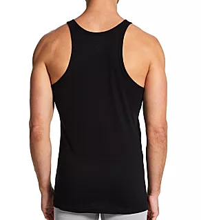 Slim Fit 100% Cotton Tank - 3 Pack ANDMBK XL