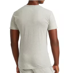 Slim Fit 100% Cotton V-Neck T-Shirt - 3 Pack ANDMBK L