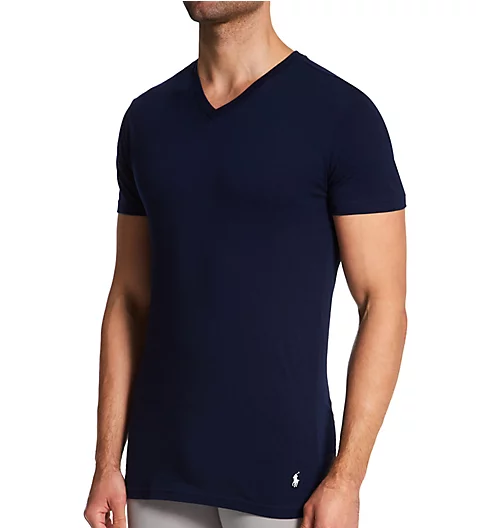Polo Ralph Lauren Slim Fit 100% Cotton V-Neck T-Shirt - 3 Pack NSVNP3