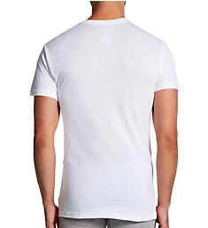 Slim Fit V-Neck T-Shirt - 5 Pack WHT S