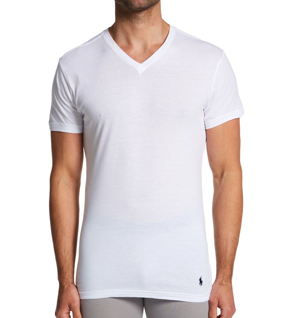 Slim Fit V-Neck T-Shirt - 5 Pack by Polo Ralph Lauren