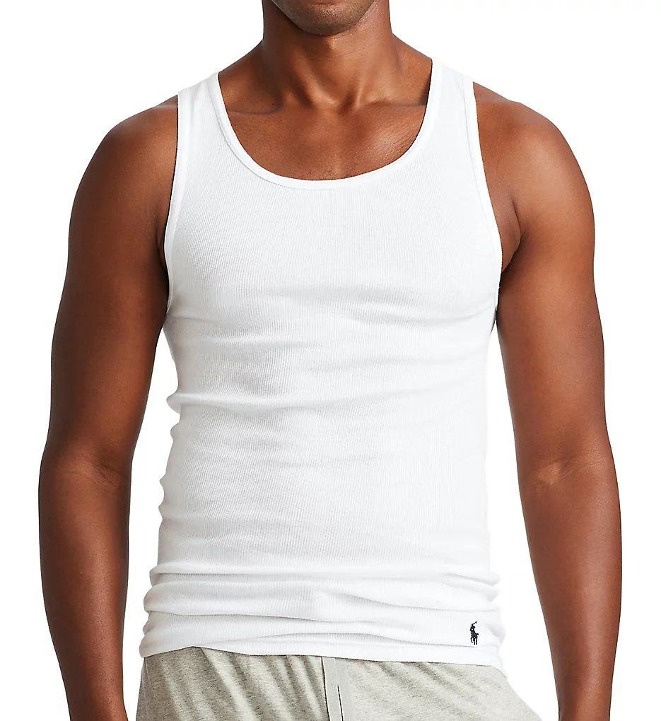 Tall Man Classic Fit 100% Cotton Tanks - 3 Pack