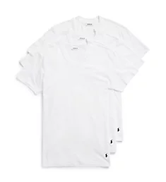 Tall Classic Fit 100% Cotton V-Neck Shirt - 3 Pack PoBlac XLT