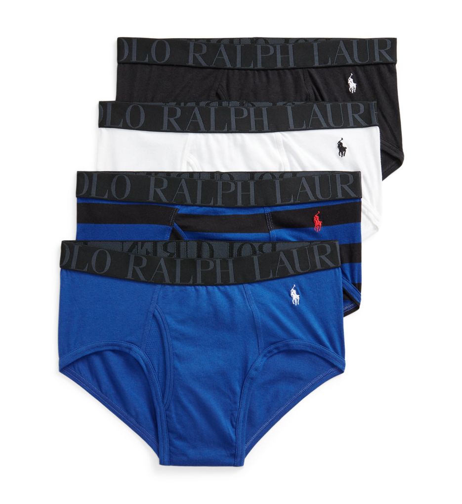 Mens Polo Ralph Lauren multi Stretch-Cotton Low-Rise Briefs (Pack of 3)