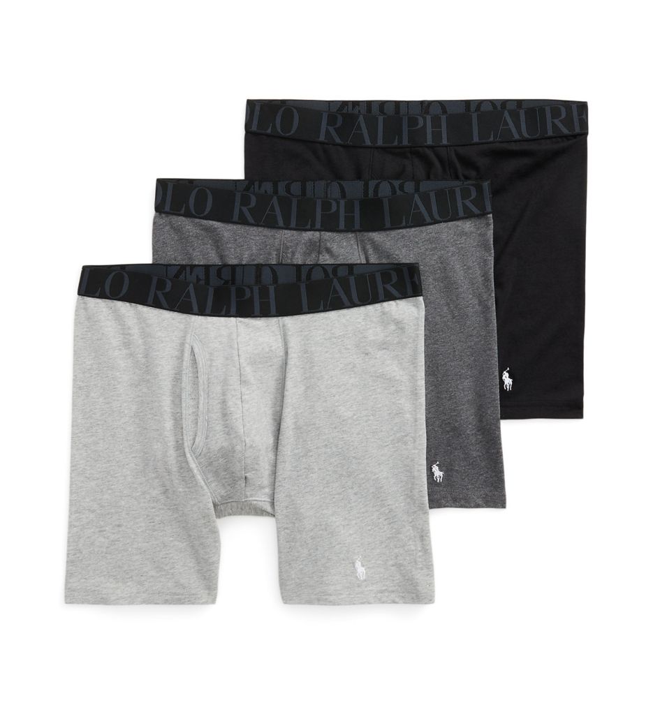Image of Stretch Classic Fit Long Leg Boxer Briefs - 3 Pack