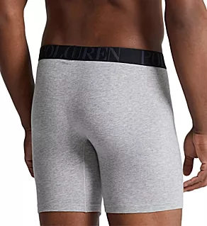 Stretch Classic Fit Long Leg Boxer Briefs - 3 Pack Andover/Charcoal/Black S