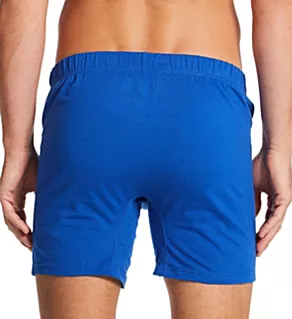 Stretch Classic Fit Support Knit Boxers - 3 Pack White/Stripe/Blue S