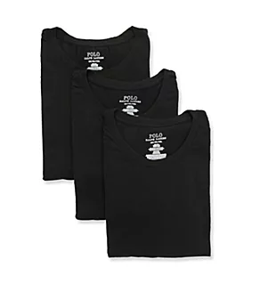 Tall Man Stretch Classic Fit Crews - 3 Pack BLK 1XT