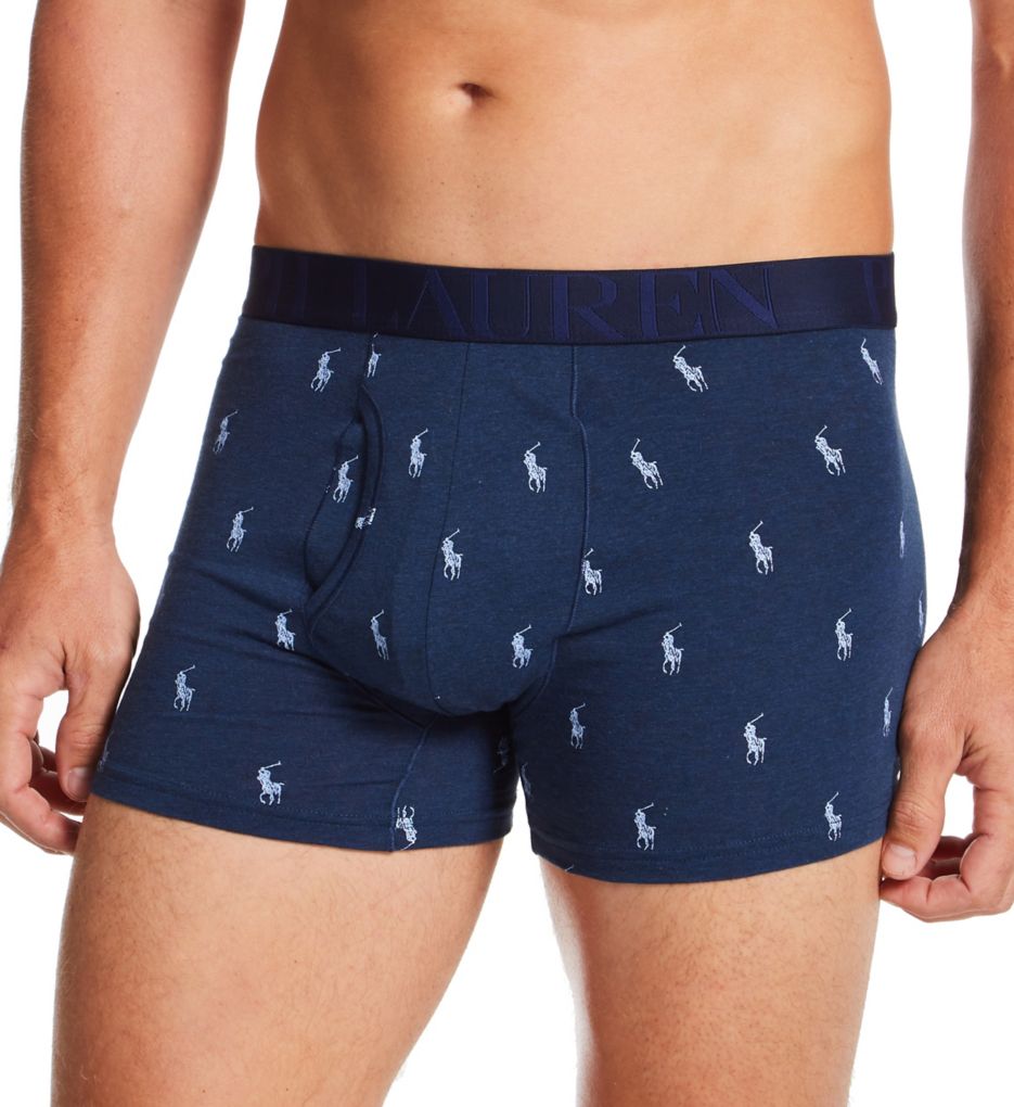 Stretch Cotton Classic Fit Trunks - 3 Pack by Polo Ralph Lauren