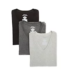 Slim Fit Cotton Stretch V-Neck T-Shirt - 3 Pack BCAA1 S
