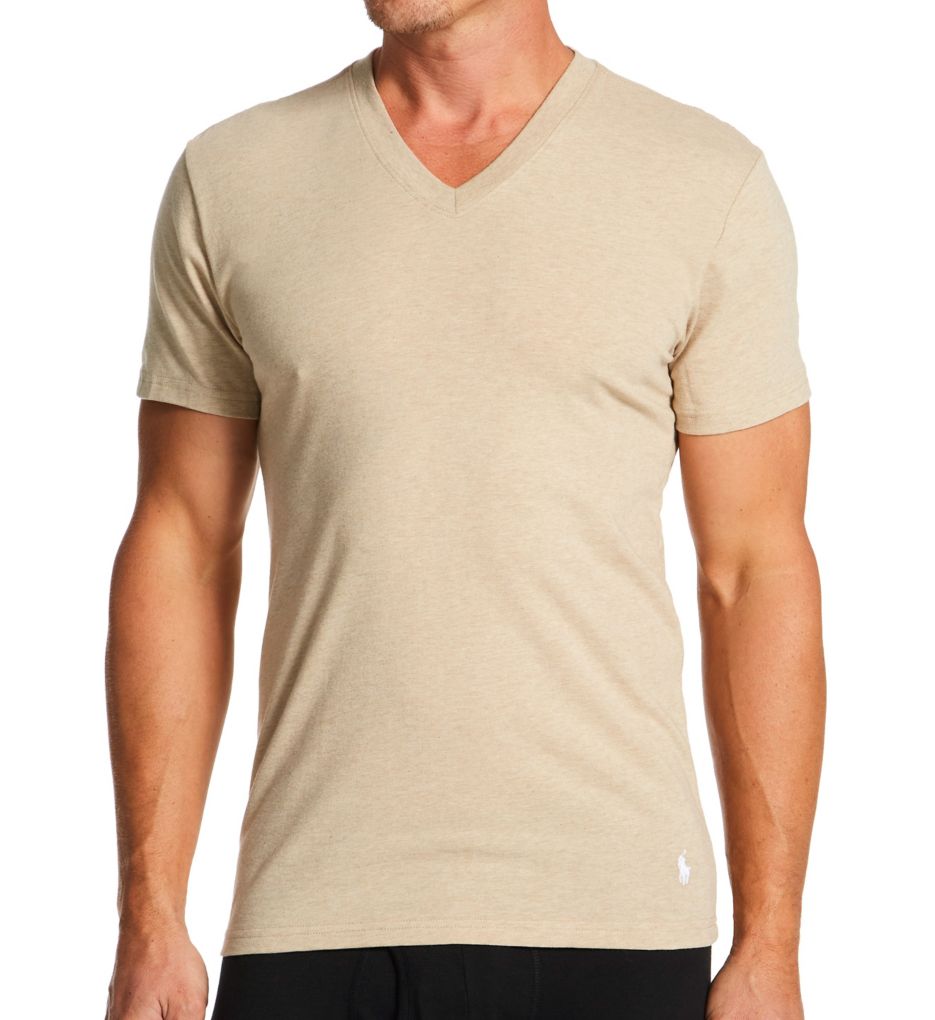 Cotton Slim Fit 3-Pack V-Neck T-Shirt