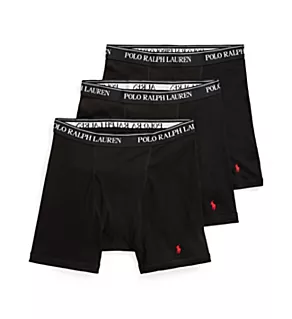 Big & Tall Classic Fit Boxer Briefs - 3 Pack PoBlac 2XL