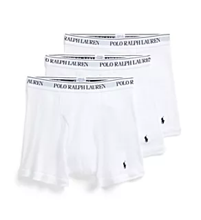 Big & Tall Classic Fit Boxer Briefs - 3 Pack WHT 1XL