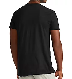 Big Man Classic Fit Cotton Crew T-Shirts - 3 Pack PoBlac 1XL