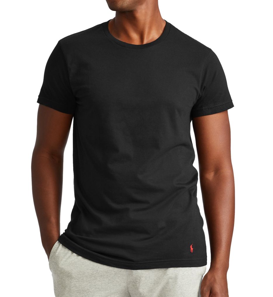 Big Man Classic Fit Cotton Crew T-Shirts - 3 Pack by Polo Ralph Lauren