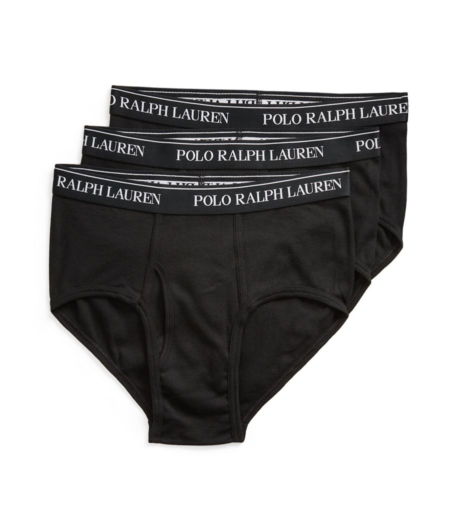 Big Tall Classic Fit Briefs 3 Pack BLK 3XL by Polo Ralph Lauren