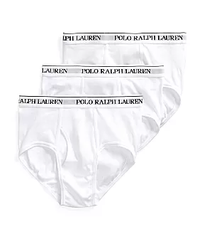 Big & Tall Classic Fit Briefs - 3 Pack WHT 2XL