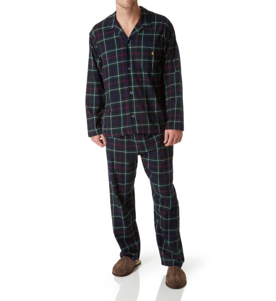 Flannel 100% Cotton Plaid Pajama Top-cs3