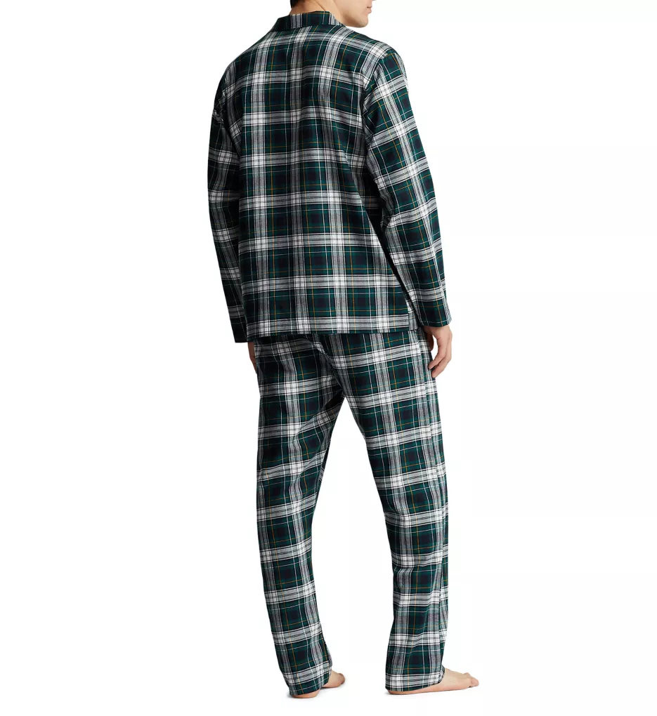 Flannel Button Down Pajama Set Birchwood Plaid S