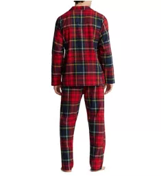 Flannel Button Down Pajama Set Lyndon Plaid S