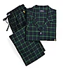 Polo Ralph Lauren Flannel Button Down Pajama Set P01HF2 - Image 5