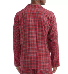 Flannel Long Sleeve Pajama Top