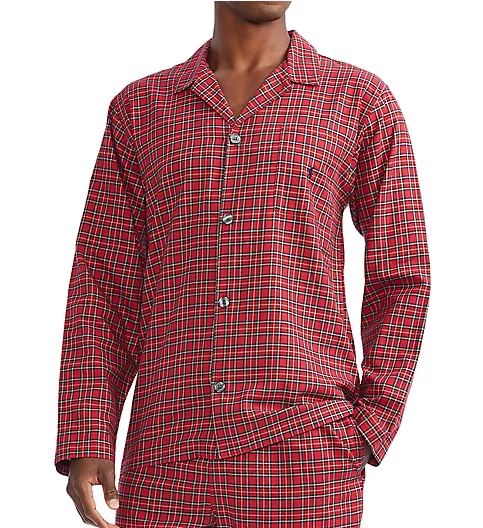 Polo Ralph Lauren Flannel Long Sleeve Pajama Top P023HR